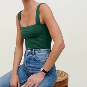 Reformation Canyon Tank in Green